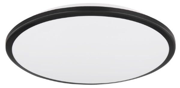 GLOBO 41569-18B XANDER stropné svietidlo D350mm LED 18W/950lm 3000K čierna matná, opal