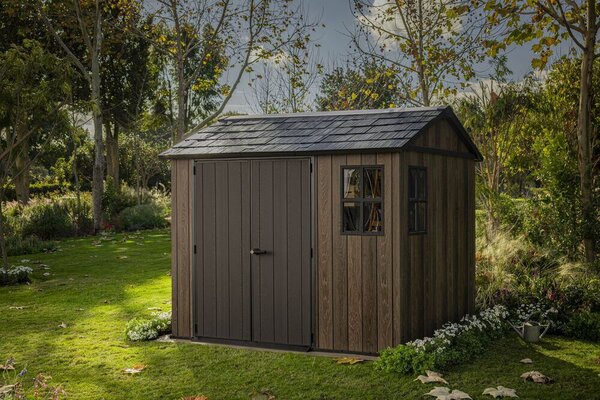 Apex Záhradný domček 9x7,5, walnut KETER 263958