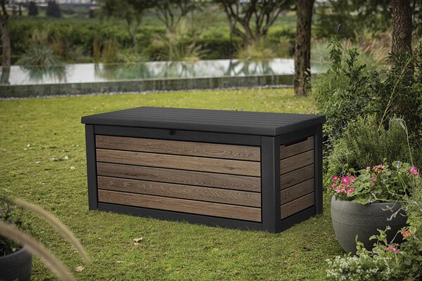 Signature Horizontal Záhradný úložný box 630 l, walnut KETER 261893