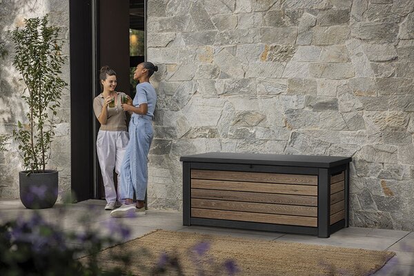 Signature Horizontal Záhradný úložný box 630 l, walnut KETER 261893