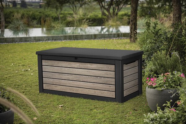 Signature Horizontal Záhradný úložný box 630 l, ashwood KETER 261894