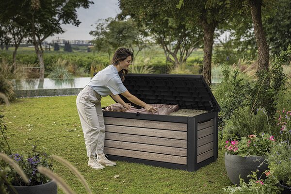 Signature Horizontal Záhradný úložný box 630 l, ashwood KETER 261894
