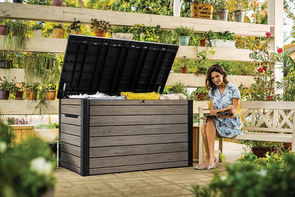 Signature Horizontal Záhradný úložný box 870 l, ashwood KETER 261796