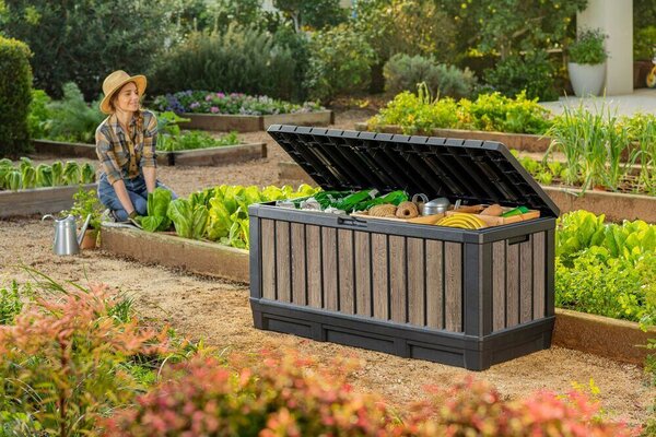 Kentwood Záhradný úložný box 350 l, ashwood KETER 263976