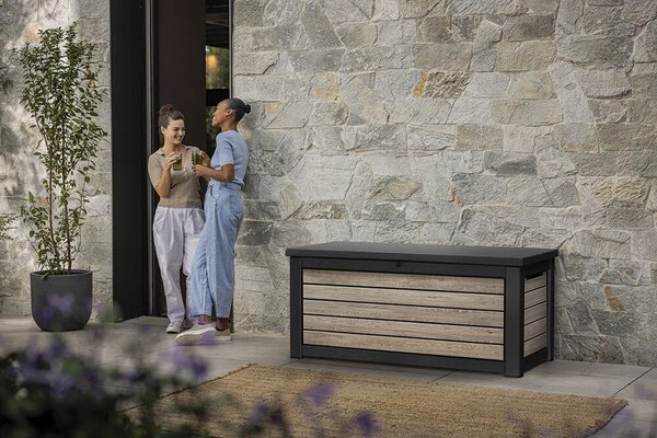 Signature Horizontal Záhradný úložný box 630 l, ashwood KETER 261894