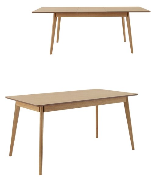 Rozkladací stôl Skolle 150–200 cm, prírodný dub