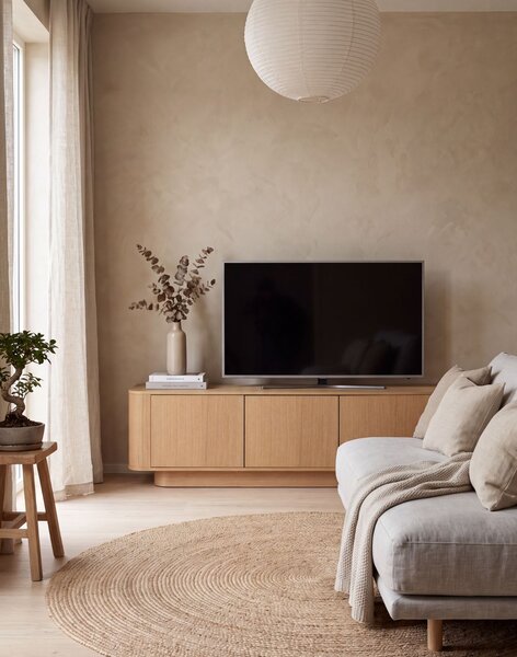 Stojaca TV skrinka Navan 160 cm, drevená