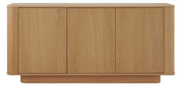 Drevená komoda Navan 160 cm, prírodný dub