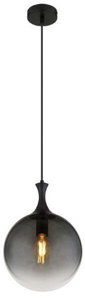 GLOBO 15885H DALTON závesné svietidlo D250mm 1xE27 čierna, dymová