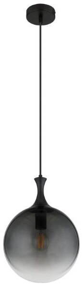 GLOBO 15885H DALTON závesné svietidlo D250mm 1xE27 čierna, dymová