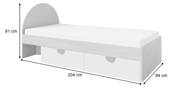 Detská posteľ Lexi 90x200 - modrá