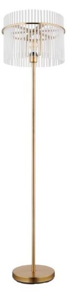 GLOBO 15698SM GORLEY stojacia lampa V1520mm 1xE27 zlatá, biela