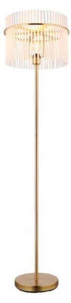 GLOBO 15698SM GORLEY stojacia lampa V1520mm 1xE27 zlatá, biela