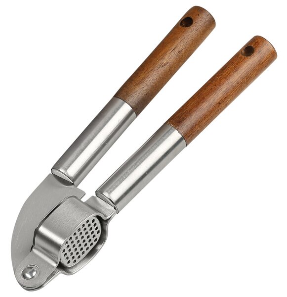 Lis na cesnak 20 cm, akácia/oceľ KESPER 28990