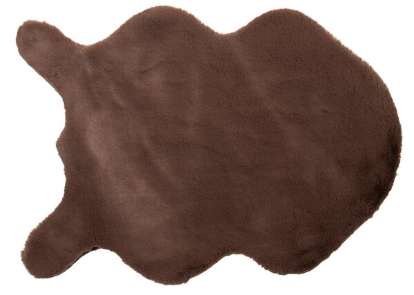 UMELÁ KOŽUŠINA, 55/80 cm, hnedá - Koberce