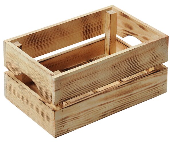 Stohovateľný úložný box 30 x 20 x 15 cm, borovicové drevo KESPER 69404