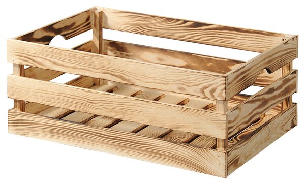 Stohovateľný úložný box 58,5 x 39 x 24 cm, borovicové drevo KESPER 69251