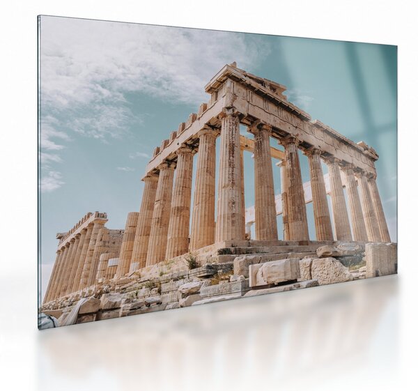 Sklenený obraz - Antický akropolis (70x50 cm)