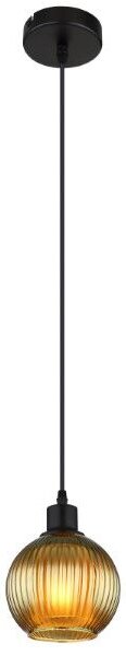 GLOBO 15638G ZUMBA závesné svietidlo D150mm 1xE27 čierna, zelená