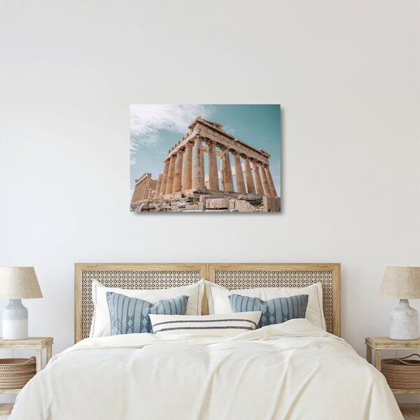 Sklenený obraz - Antický akropolis (70x50 cm)