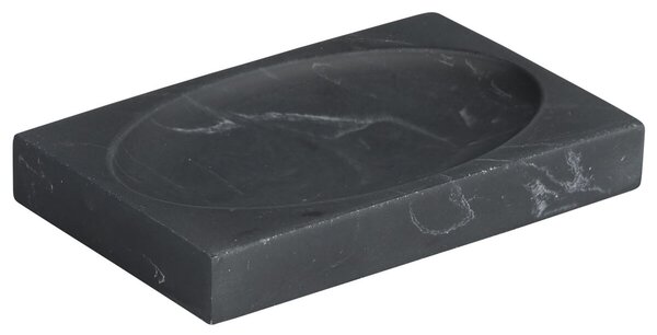 Mydelnička 13,6 × 8,6 × 2 cm, živica, čierna KESPER 38601