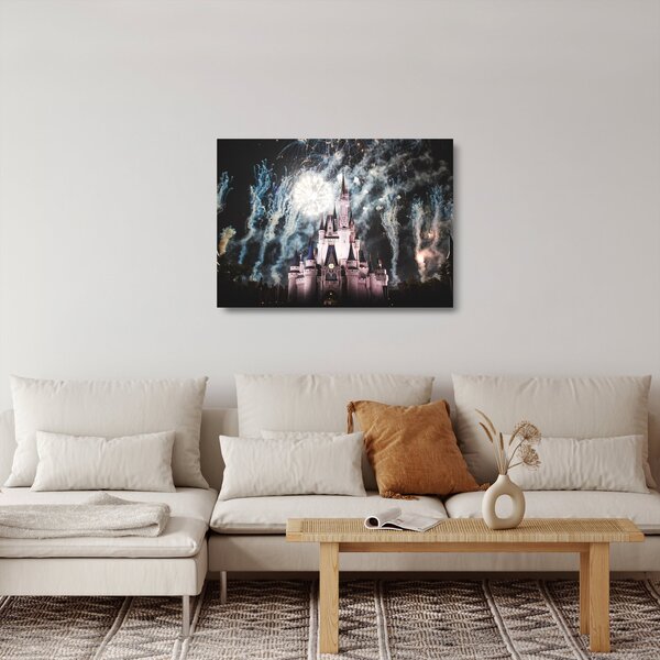 Sklenený obraz - Kúzelné kráľovstvo (70x50 cm)