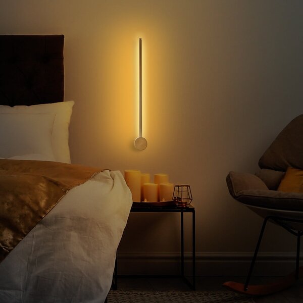 LED nástenné svietidlo v zlatej farbe Sword – Opviq lights