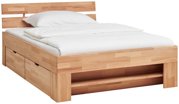 POSTEĽ S ÚLOŽNÝM PRIESTOROM, 180/200 cm, farba buka Livetastic - Online Only spálne, Online Only