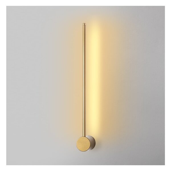 LED nástenné svietidlo v zlatej farbe Sword – Opviq lights