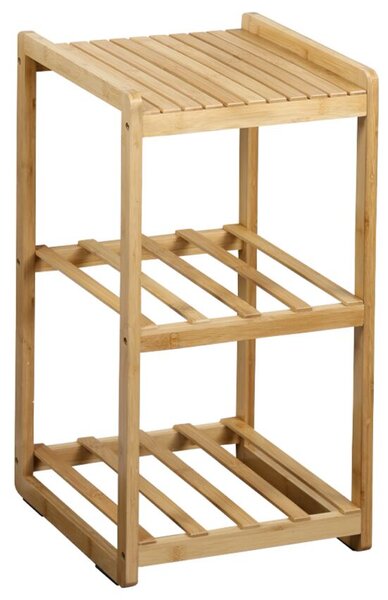 Regál s boxmi 57 × 29,5 × 33,5 cm, 2 police, bambus KESPER 54275