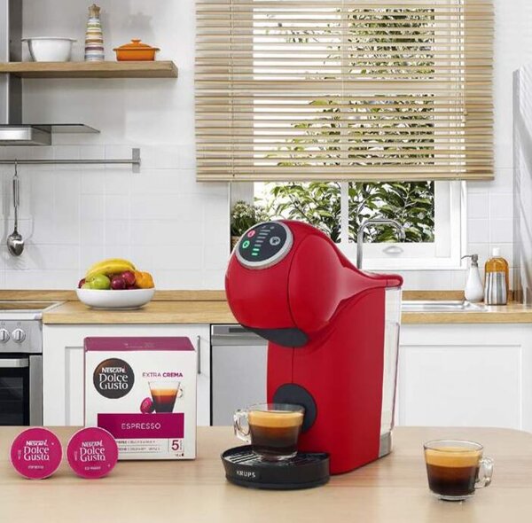 Dolce Gusto Genio S Plus kapsulový kávovar, červený KRUPS KP3405