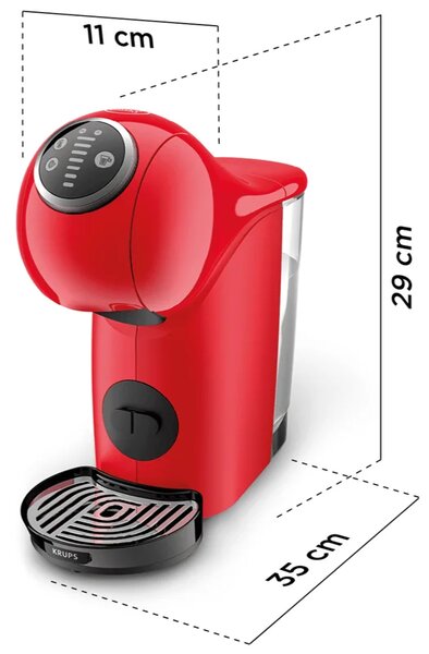 Dolce Gusto Genio S Plus kapsulový kávovar, červený KRUPS KP3405