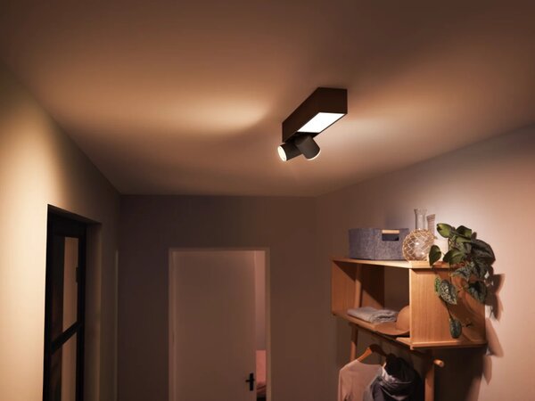 Philips HUE White and color ambiance 8720169318311 Centris stropné svietidlo LED/2-spot LED 11W + 2xGU10 4,2W 2000-6500K+RGB čierna