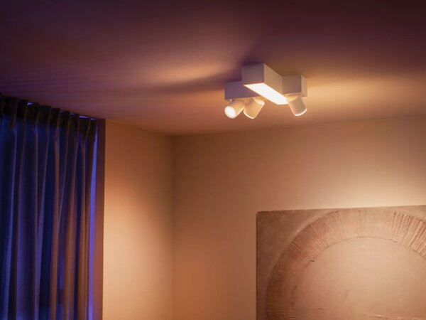 Philips HUE White and color ambiance 8720169318731 Centris stropné svietidlo LED/3-spot LED 25W + 3xGU10 4,2W 2000-6500K+RGB biela