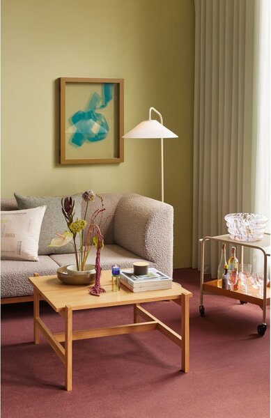 Konferenčný stolík s doskou v dubovom dekore v prírodnej farbe 80x80 cm Dash – Hübsch