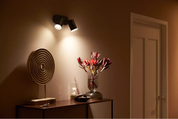 Philips Hue White and color ambiance 8720169319271 Fugato spot 2xGU10 4,2W 2000-6500+RGB čierna