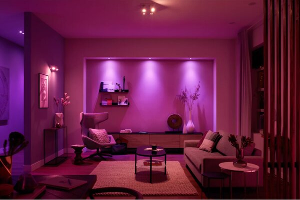Philips Hue White and color ambiance 8720169318199 Argenta spot 4xGU10 4,2W 2000-6500+RGB biela