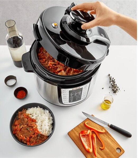 One Pot Multifunkčný elektrický hrniec, nerezový/čierny TEFAL CY505EE0