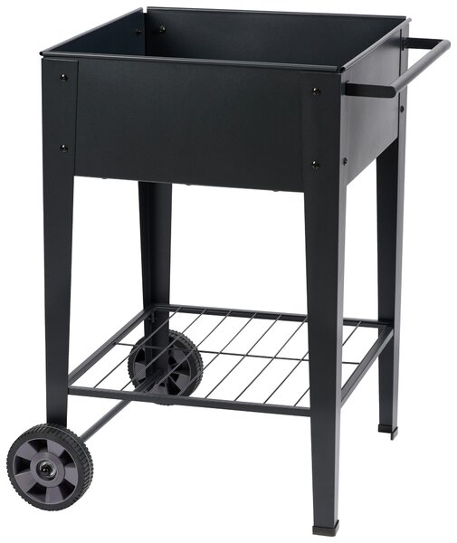 TRUHLÍK NA KVETY plast, kov, 58,5/60/80 cm - Kvety & kvetináče
