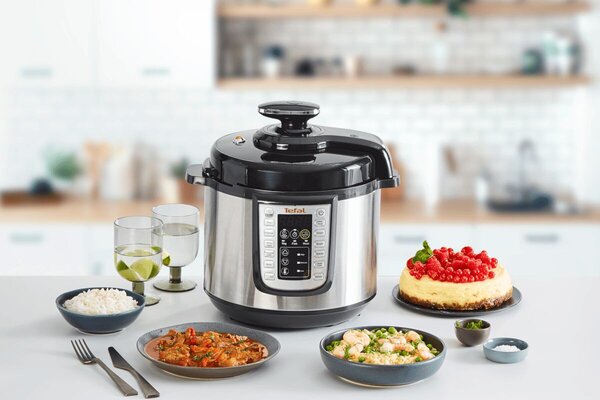 One Pot Multifunkčný elektrický hrniec, nerezový/čierny TEFAL CY505EE0