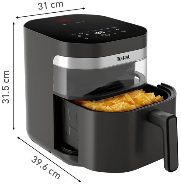 Easy Fry Infrared Teplovzdušná fritéza 7 l, tmavosivá TEFAL EY832HE0