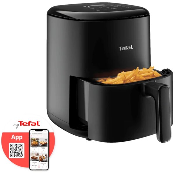 Easy Fry Compact Teplovzdušná fritéza 3 l, čierna TEFAL EY145810