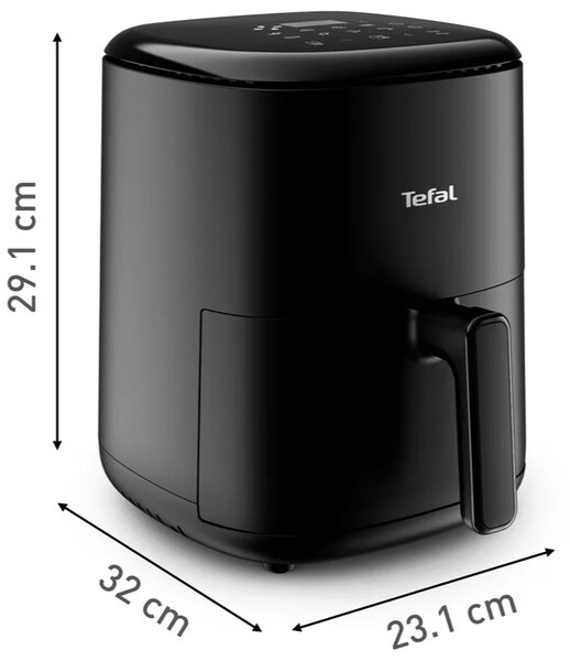 Easy Fry Compact Teplovzdušná fritéza 3 l, čierna TEFAL EY145810