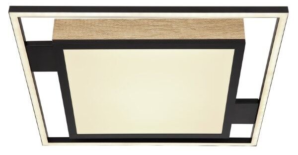 GLOBO 67283-40 JORRY stropné svietidlo LED 40W/2300lm 2700-6500K matná čierna, diaľkový ovládač