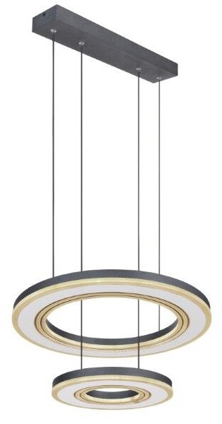 GLOBO 67191-50 BLASIUS závesné svietidlo D500mm LED 50W/1800lm 2700-6000K čierna, diaľkový ovládač