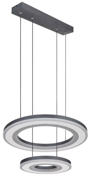 GLOBO 67191-50 BLASIUS závesné svietidlo D500mm LED 50W/1800lm 2700-6000K čierna, diaľkový ovládač