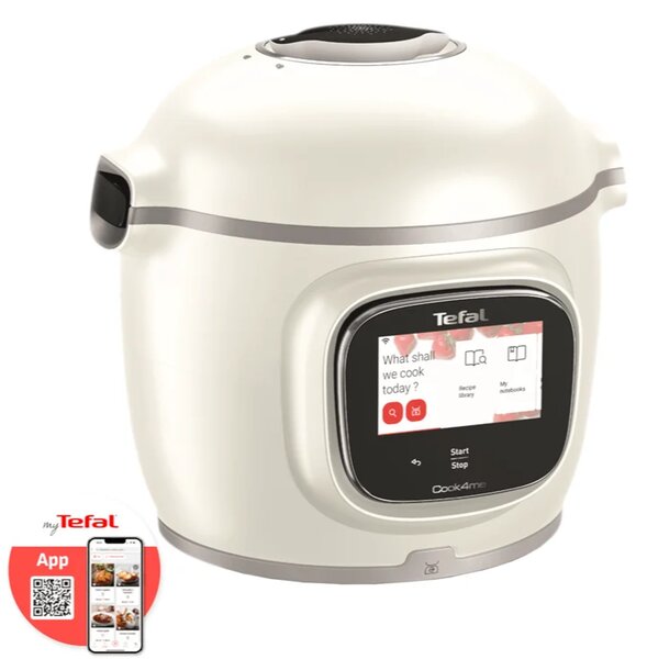 Cook4me+ Touch Pro Multifunkčný elektrický tlakový hrniec, biely TEFAL CY9441F2