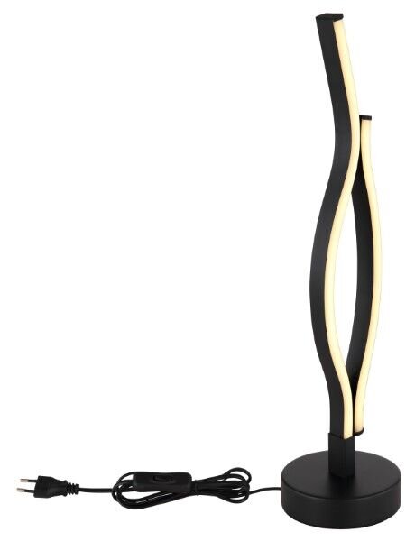 GLOBO 67206T GERONIMO stolná lampička V470mm LED 12W/460lm 3000K matná čierna