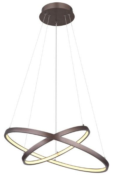 GLOBO 67192-42BR RALPH závesné svietidlo D510mm LED 42W/1500lm 3000K kávová