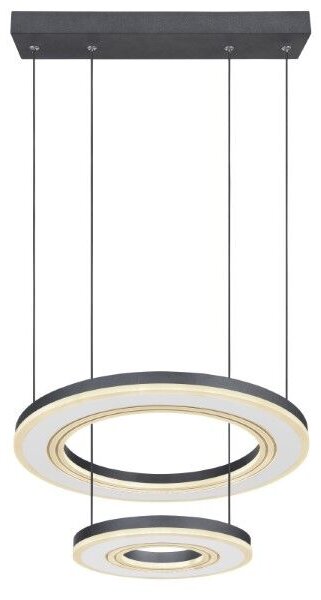 GLOBO 67191-50 BLASIUS závesné svietidlo D500mm LED 50W/1800lm 2700-6000K čierna, diaľkový ovládač